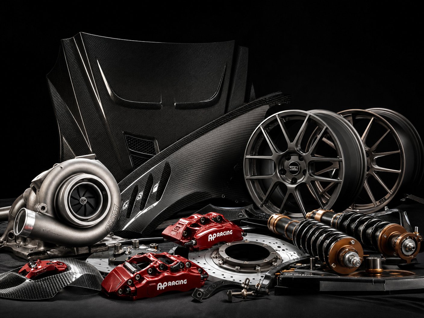 母狗官网配件 - Brembo GT 6活塞卡钳套件